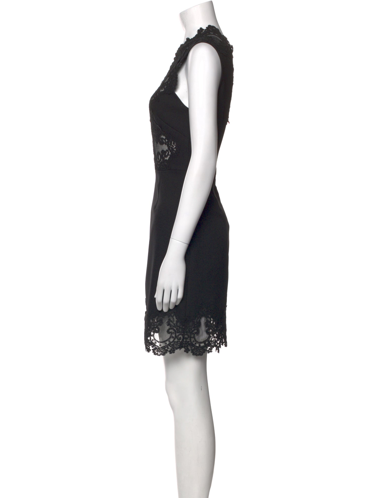 Sandro Crew Neck Mini Dress