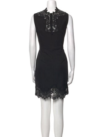 Sandro Crew Neck Mini Dress