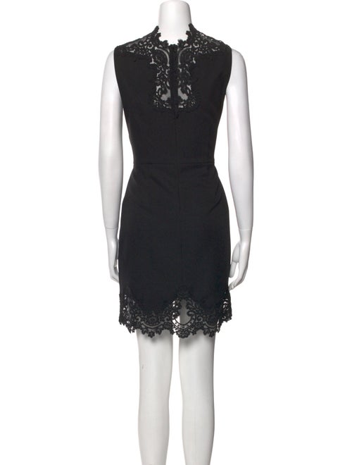 Sandro Crew Neck Mini Dress