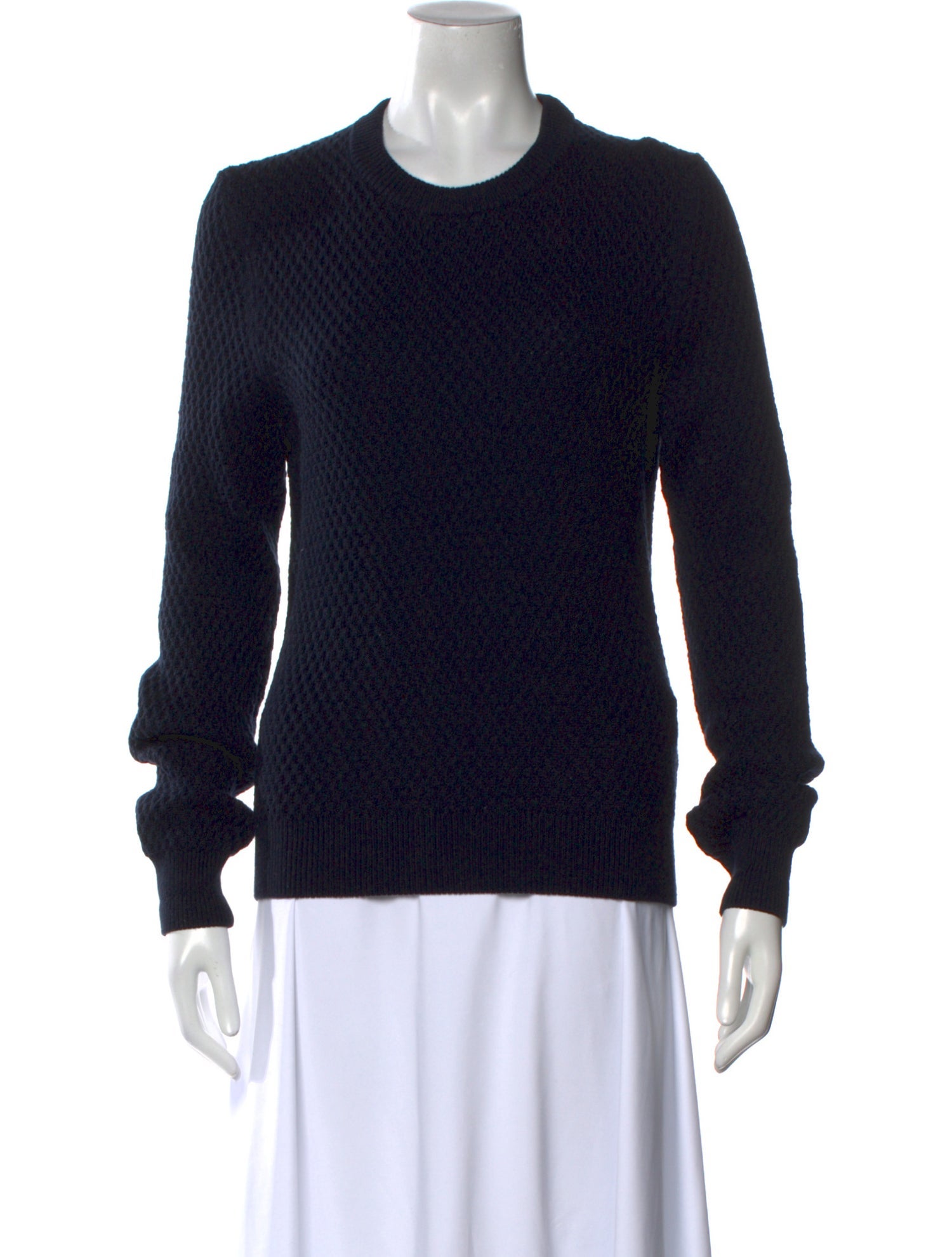 Sandro Virgin Wool Crew Neck Sweater