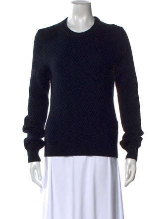 Sandro Virgin Wool Crew Neck Sweater