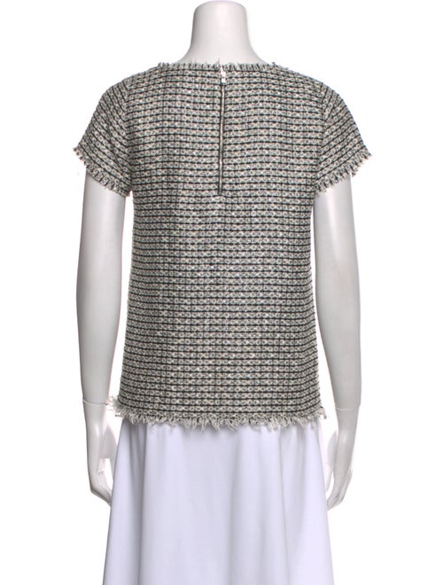 Sandro Bateau Neckline Short Sleeve Top