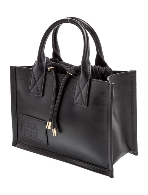 Sandro Leather Top Handle Bag