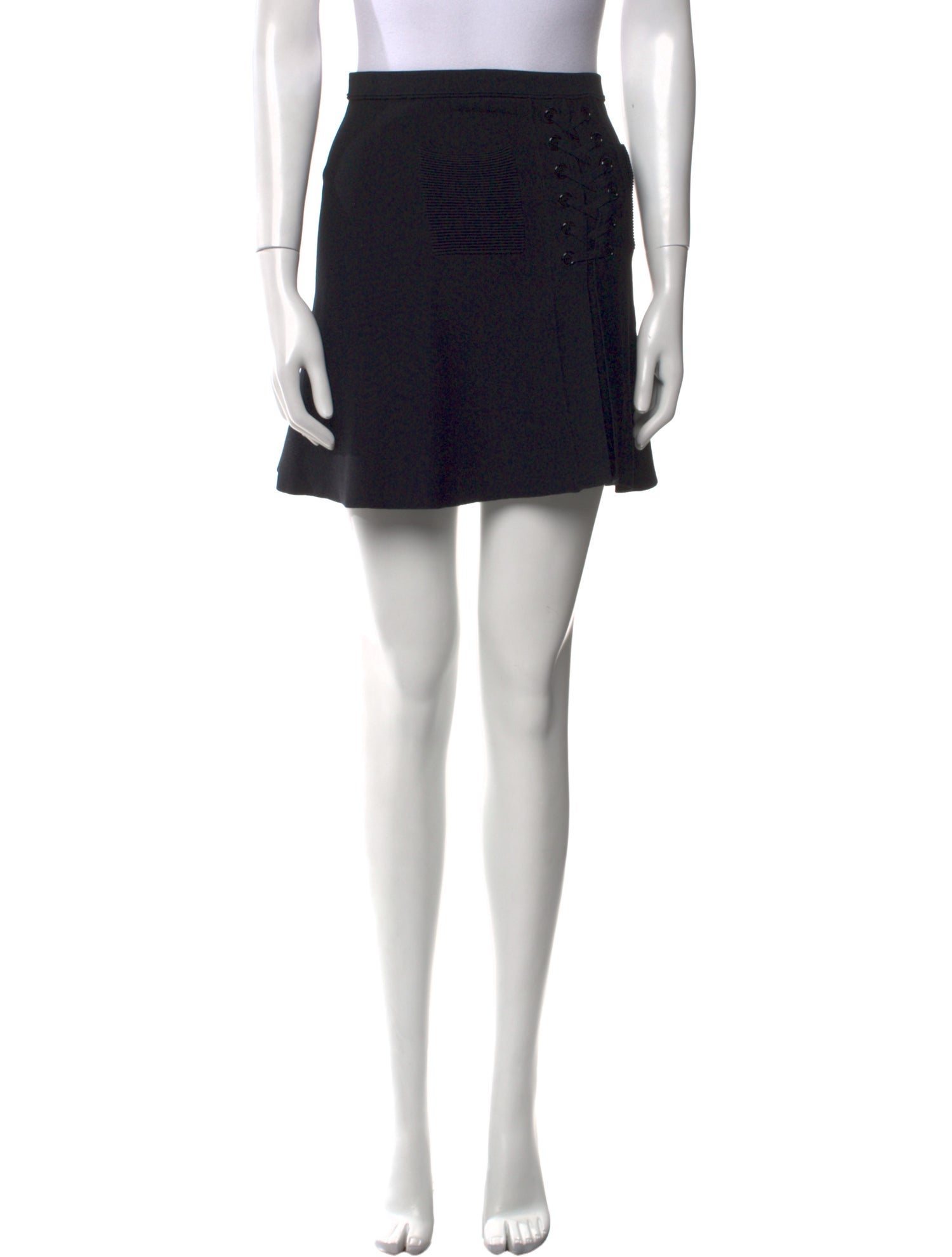 Sandro Ruffle Embellishment Mini Skirt