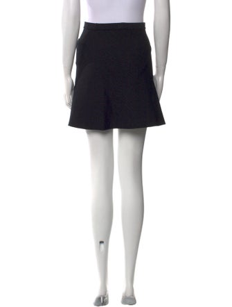 Sandro Ruffle Embellishment Mini Skirt