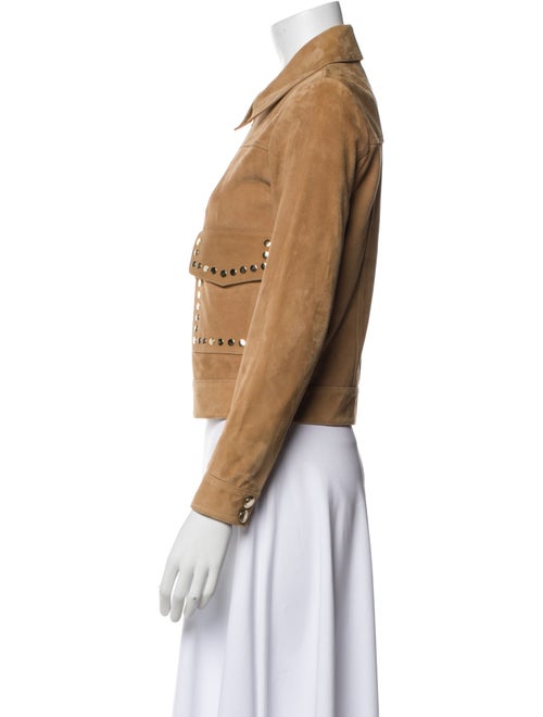 Sandro Goat Leather Biker Jacket