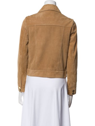 Sandro Goat Leather Biker Jacket