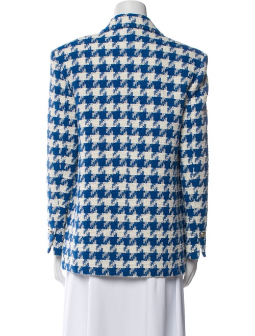 Sandro Plaid Print Blazer