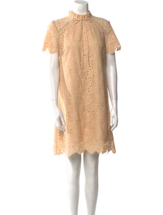 Sandro Lace Knee-Length Dress