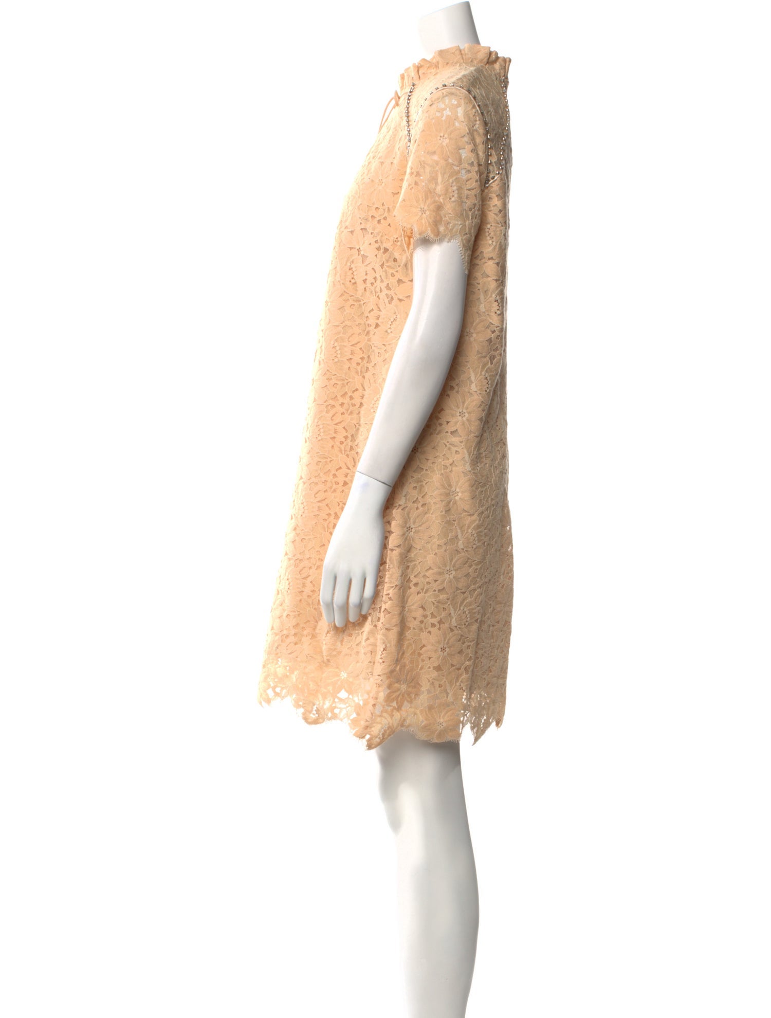 Sandro Lace Knee-Length Dress