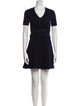 Sandro V-Neck Mini Dress