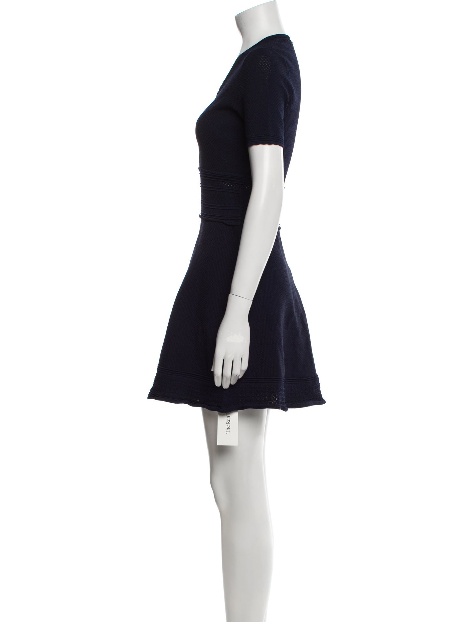 Sandro V-Neck Mini Dress