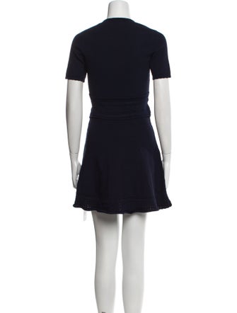 Sandro V-Neck Mini Dress