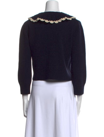 Sandro Wool V-Neck Sweater