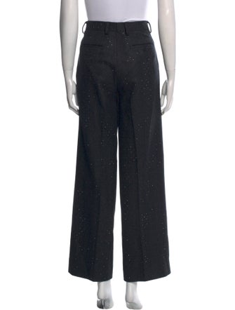 Sandro Wool Wide Leg Pants