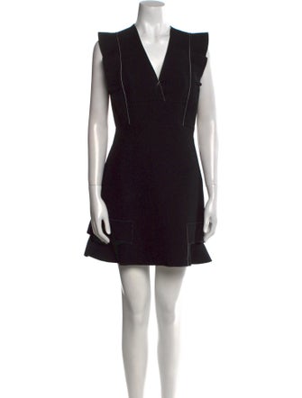 Sandro V-Neck Mini Dress