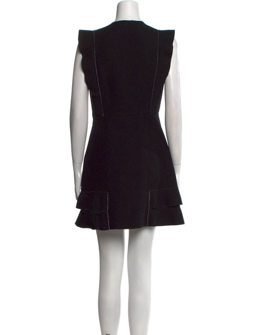 Sandro V-Neck Mini Dress