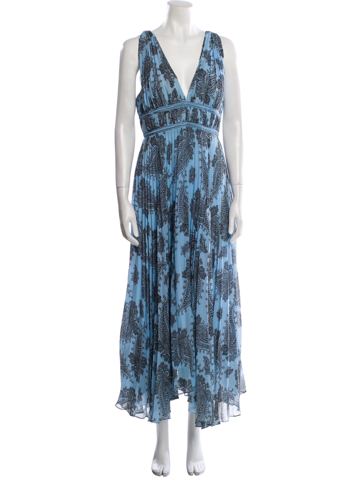 Sandro Printed Long Dress