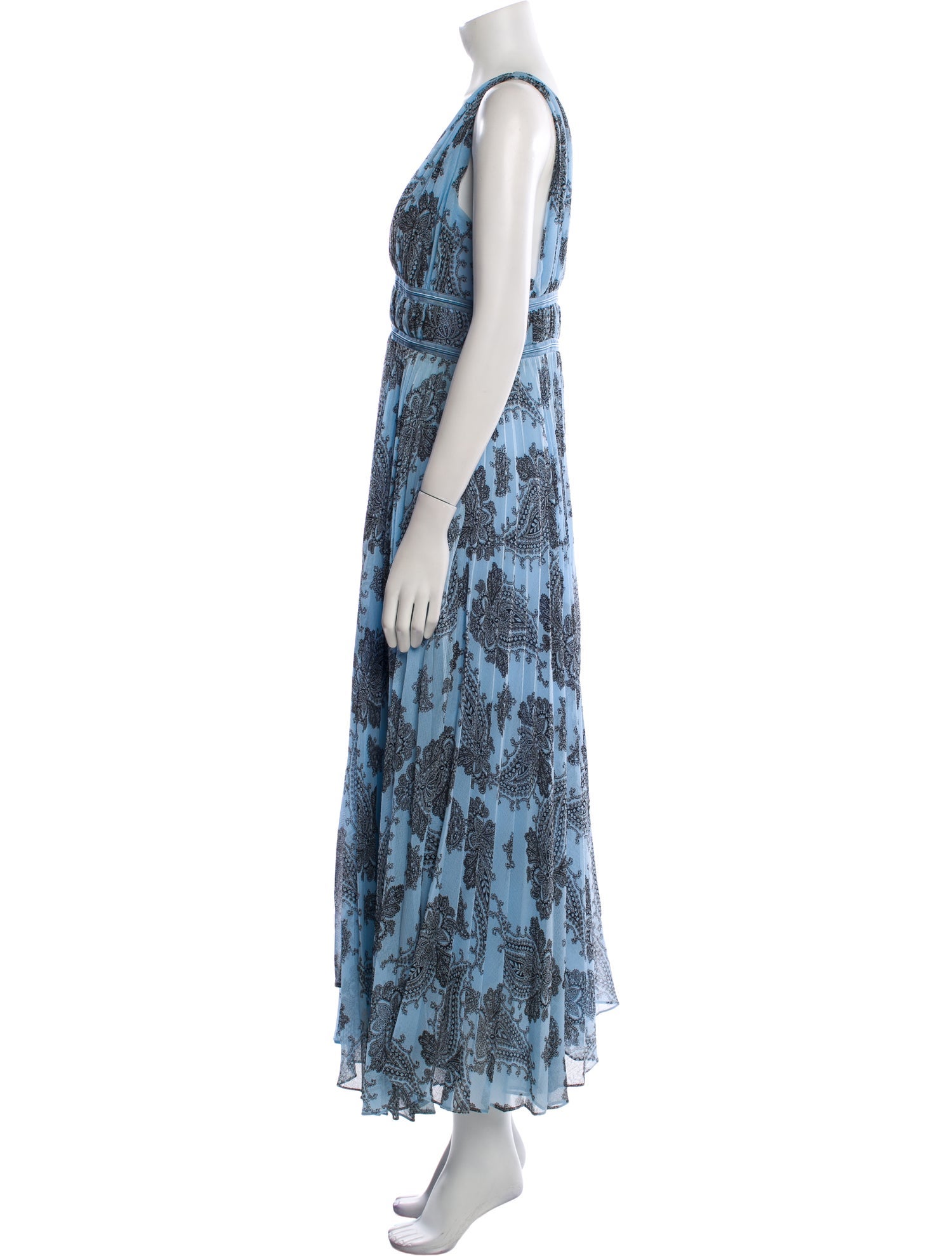 Sandro Printed Long Dress