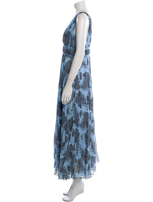 Sandro Printed Long Dress