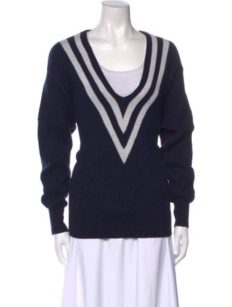 Sandro Wool Graphic Print Sweater