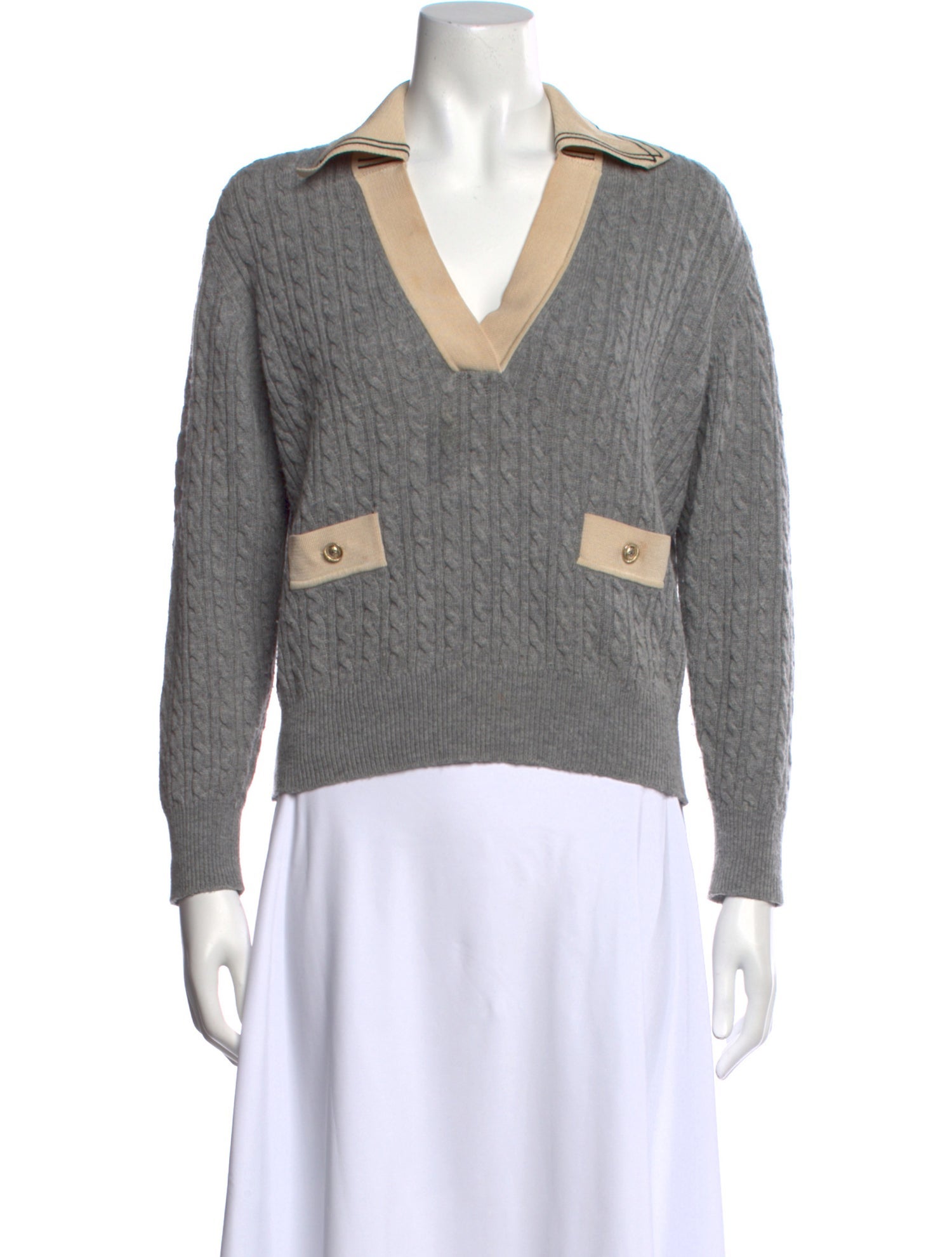 Sandro V-Neck Sweater