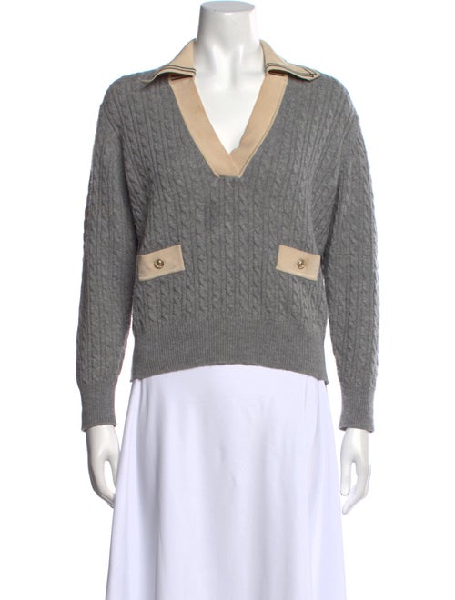 Sandro V-Neck Sweater