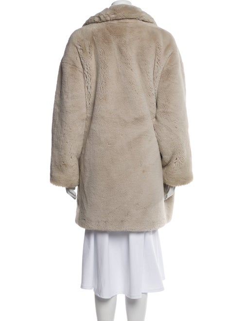 Sandro Faux Fur Coat