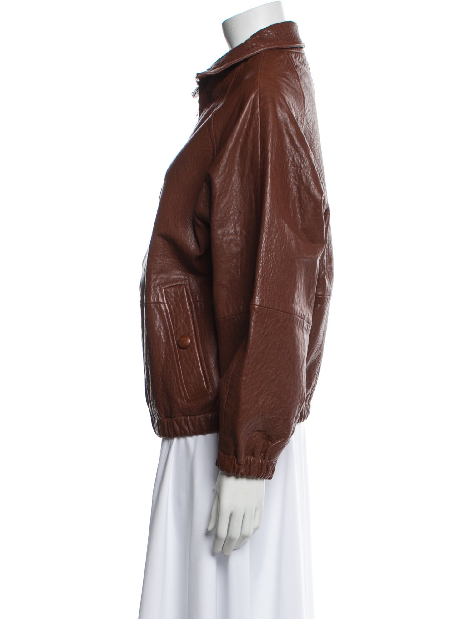 Sandro Lamb Leather Coat