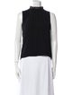Sandro Mock Neck Sleeveless Top