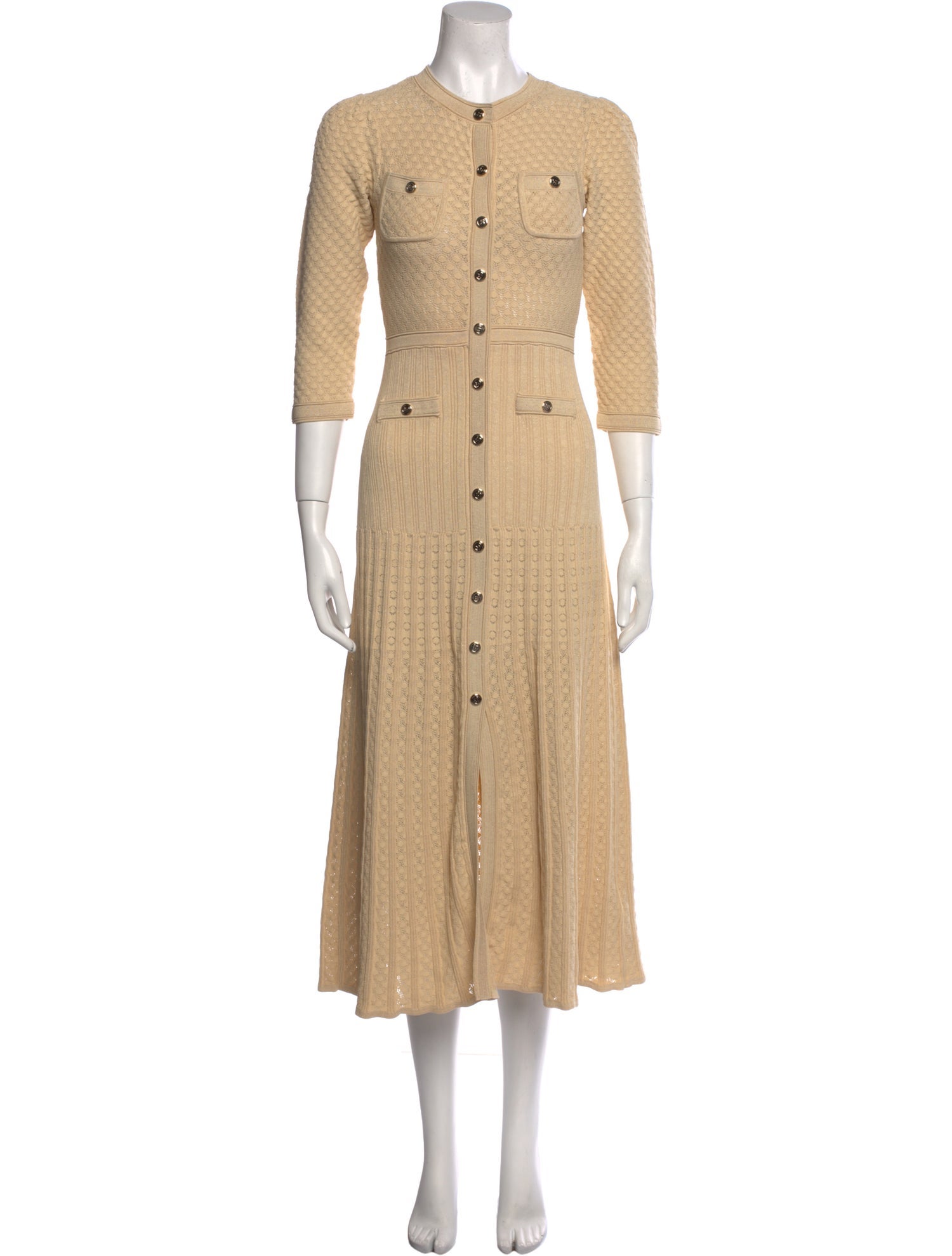 Sandro Wool Midi Length Dress w/ Tags