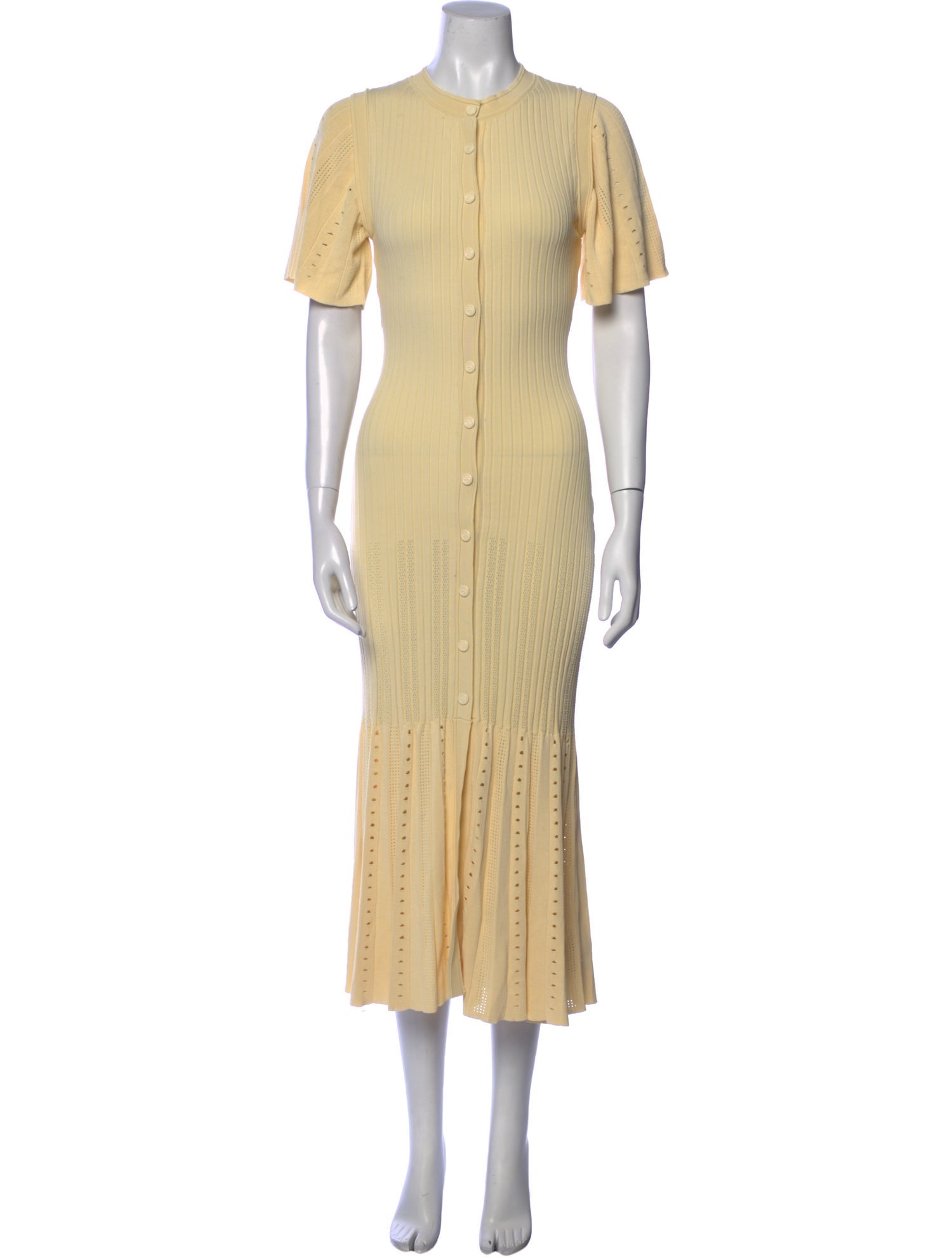 Sandro Crew Neck Long Dress