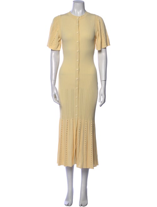 Sandro Crew Neck Long Dress