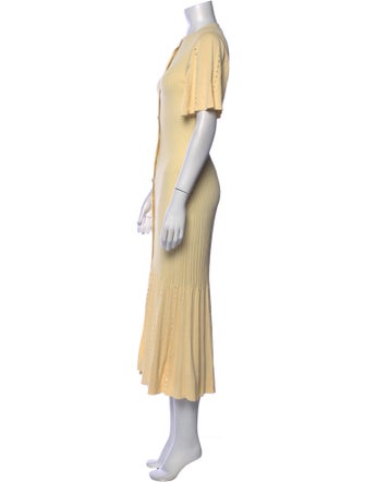 Sandro Crew Neck Long Dress