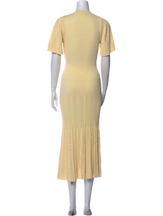 Sandro Crew Neck Long Dress