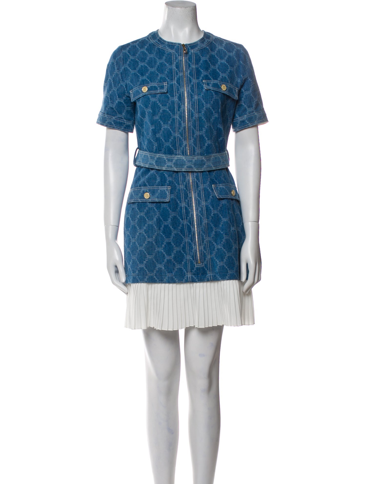 Sandro Printed Mini Dress