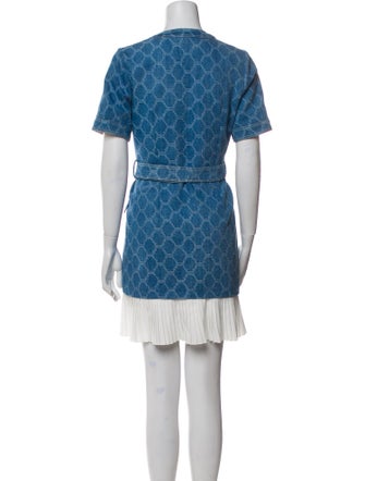 Sandro Printed Mini Dress