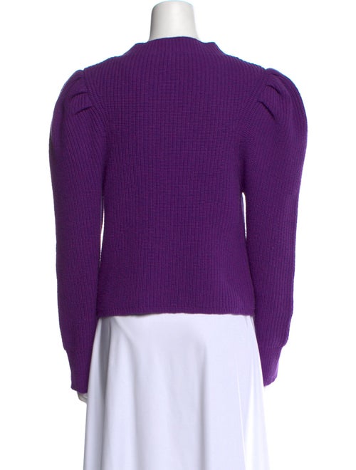 Sandro Wool Mock Neck Sweater