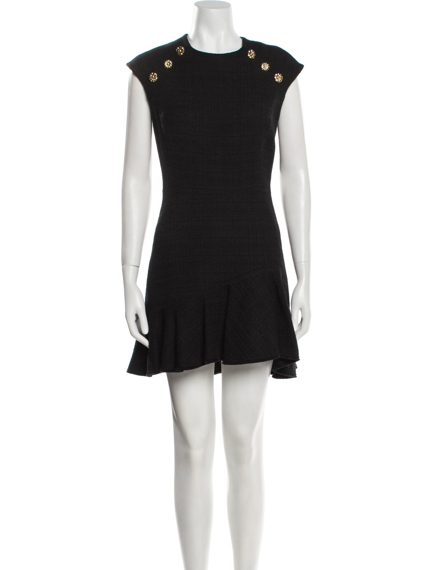 Sandro Crew Neck Mini Dress