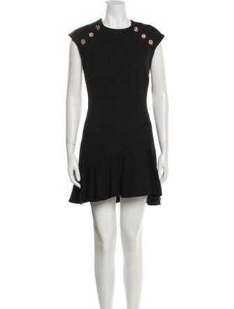 Sandro Crew Neck Mini Dress
