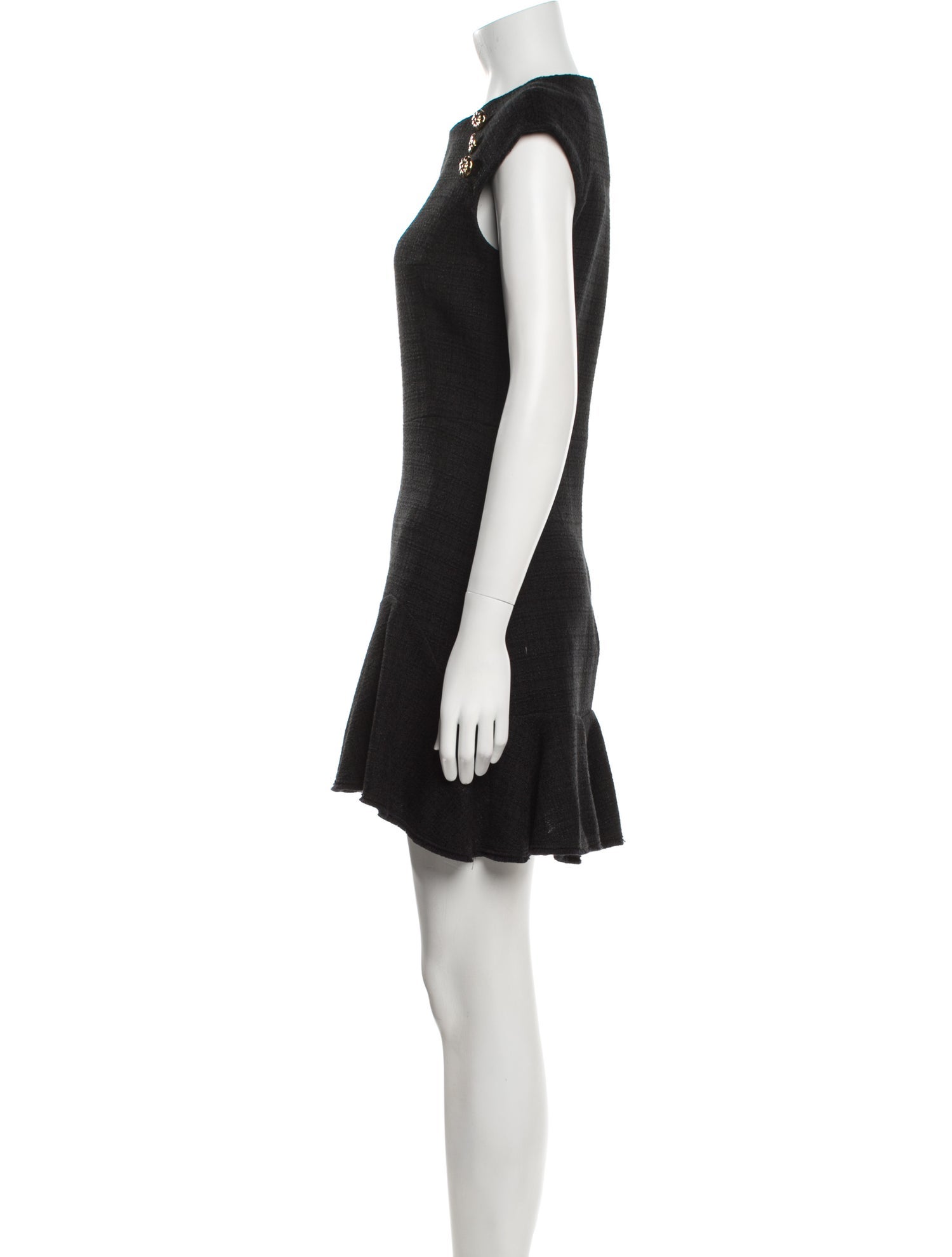 Sandro Crew Neck Mini Dress