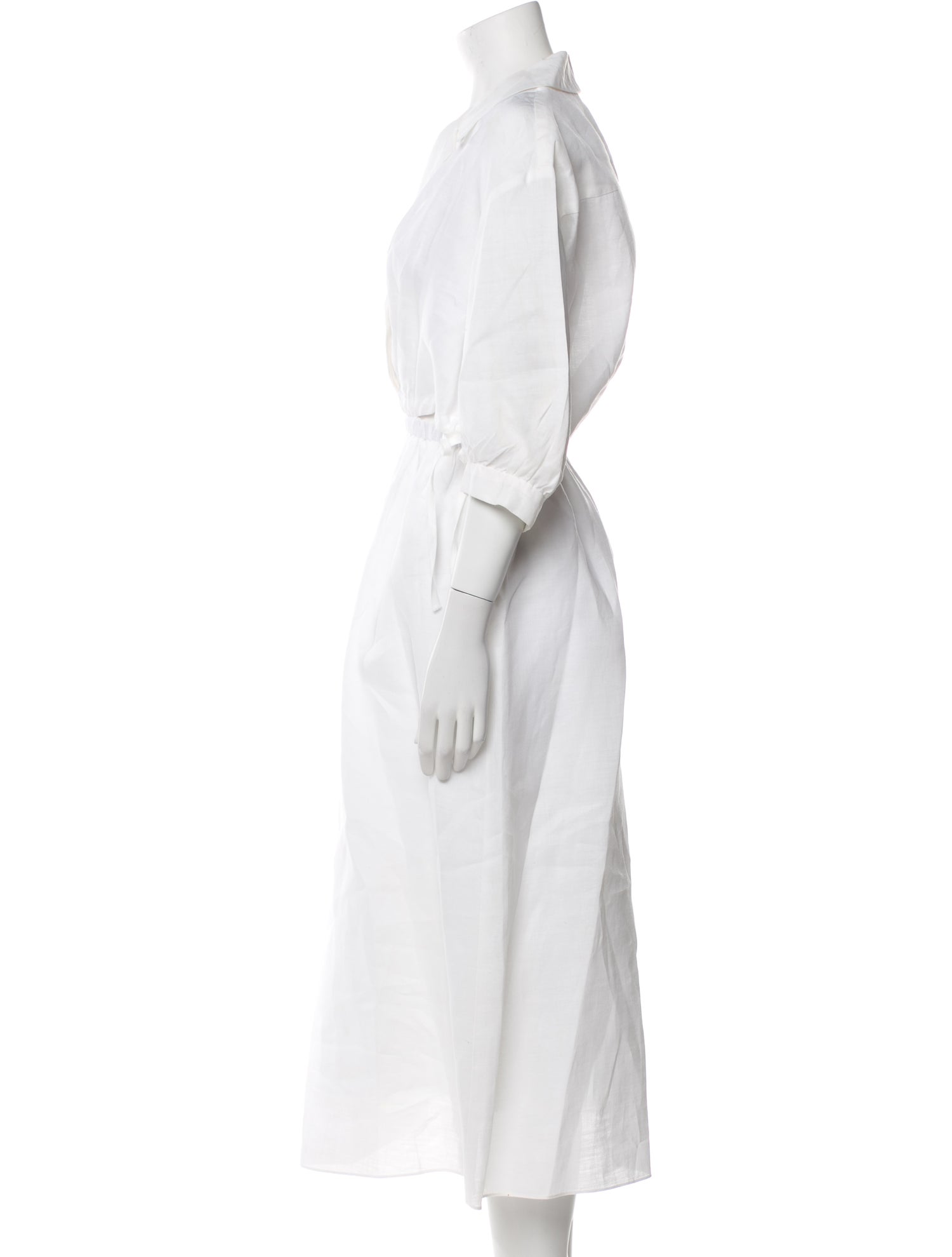 Sandro V-Neck Long Dress