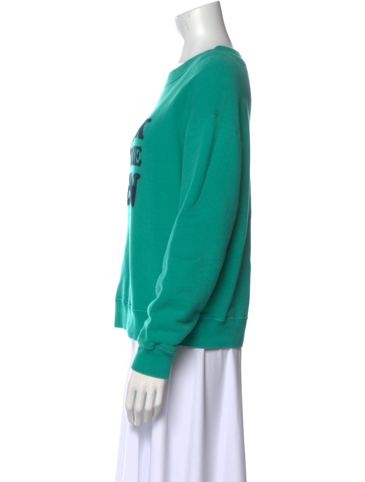 Sandro Graphic Print Crew Neck Sweatshirt