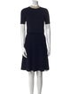 Sandro Mock Neck Knee-Length Dress