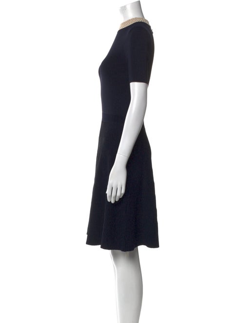 Sandro Mock Neck Knee-Length Dress