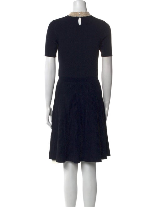 Sandro Mock Neck Knee-Length Dress