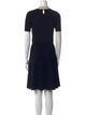 Sandro Mock Neck Knee-Length Dress