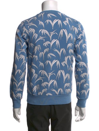 Sandro Printed Crew Neck Sweatshirt
