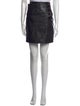 Sandro Lamb Leather Mini Skirt