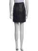 Sandro Lamb Leather Mini Skirt